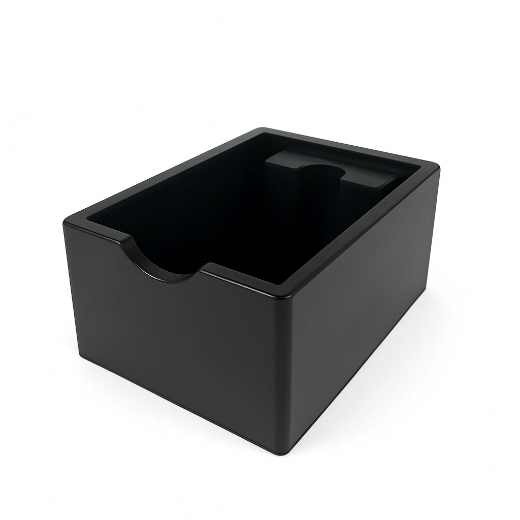 Knockbox m. portafilter stand