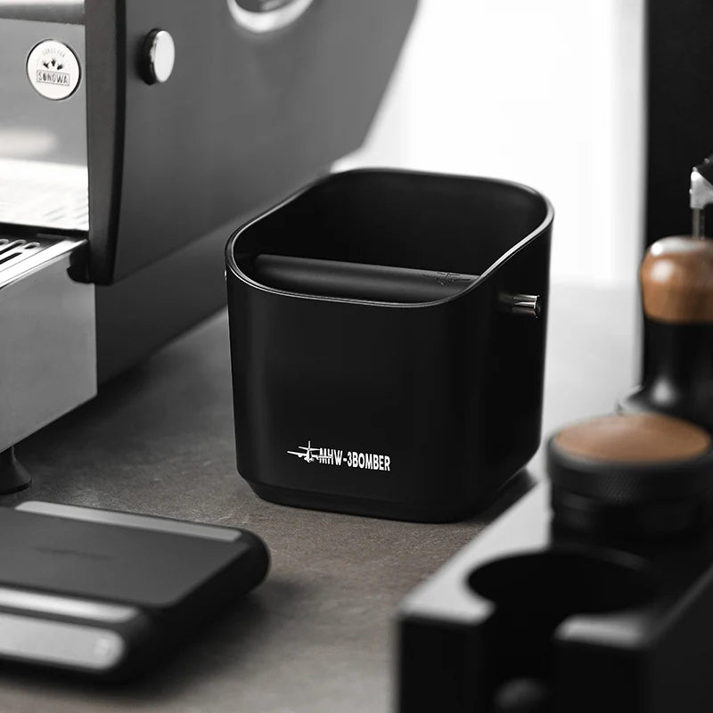 MHW-3BOMBER Espresso Square Knock Box 1200ml