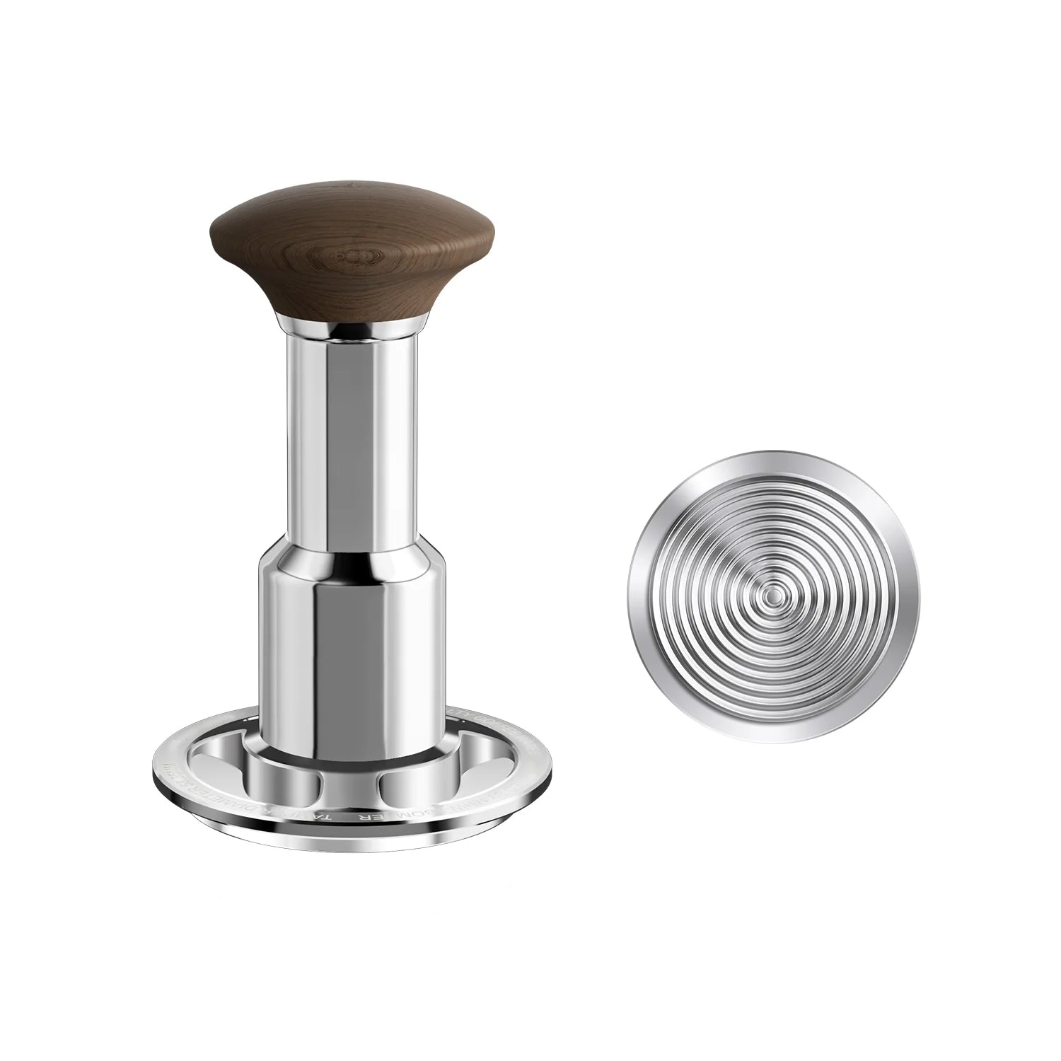 MHW-3Bomber Knight Impact Tamper 58mm - Silver/Wood