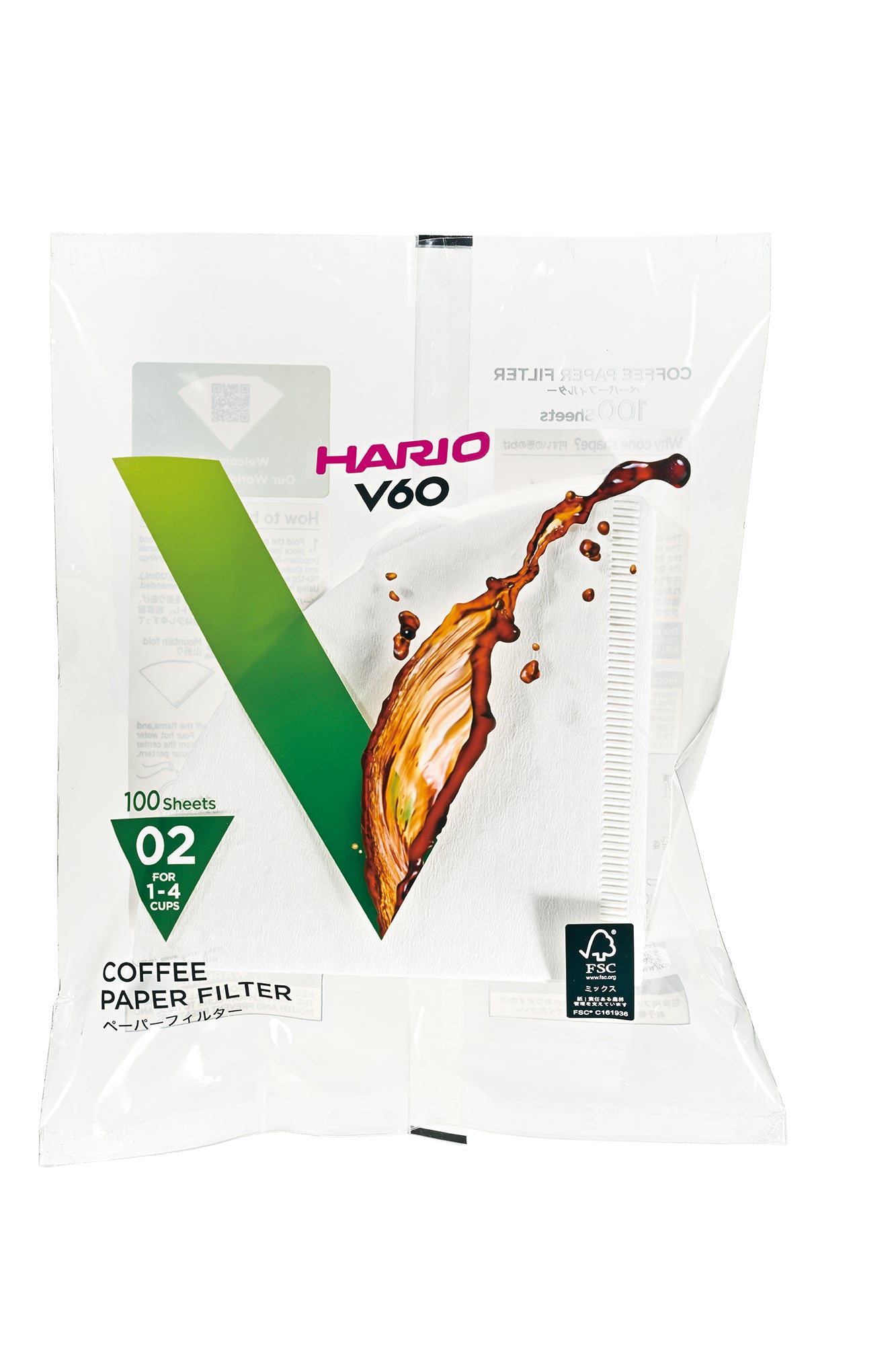 Hario V60 02 - 100 stk