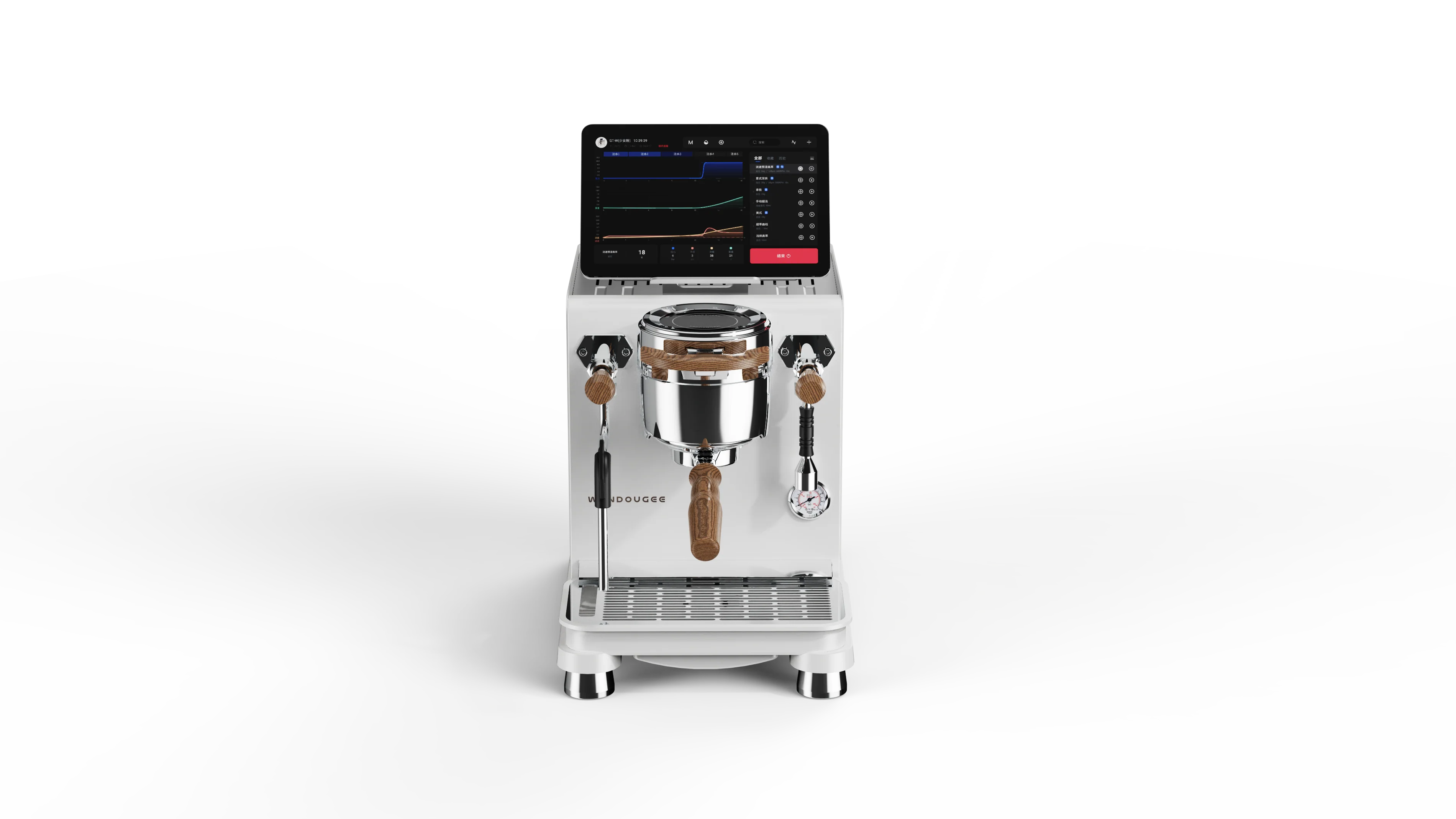 Wendougee Espresso Mashine DATA-S - Hvid
